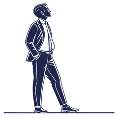 silhouette of a young man