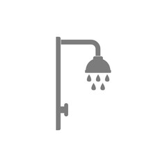 Obraz premium Shower head icon simple isolated on white background