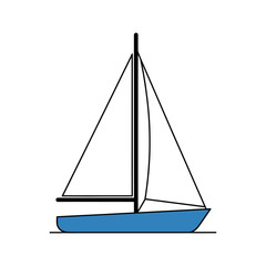 Illustration of a man with headphones listening to music.