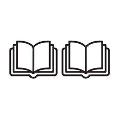 Vector book icon