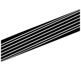 Black and white striped background with metallic texture pattern