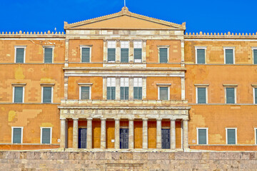 Das Parlamentsgebäude in Athen (Griechenland)