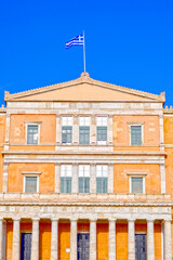 Das Parlamentsgebäude in Athen (Griechenland)