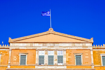 Das Parlamentsgebäude in Athen (Griechenland)