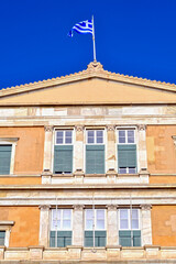 Das Parlamentsgebäude in Athen (Griechenland)