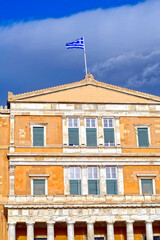 Das Parlamentsgebäude in Athen (Griechenland)