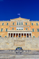Wachwechsel am griechischen Parlament in Athen (Griechenland)