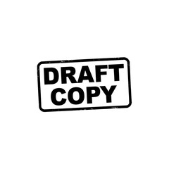 Urgent draft copy stamp for immediate review