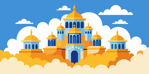 vector illustration of church