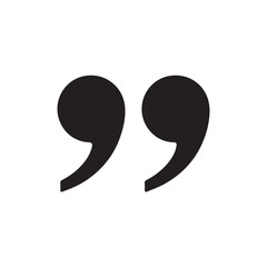 Communication and Testimonial Icons: Quotation Marks and Talk Bubbles
