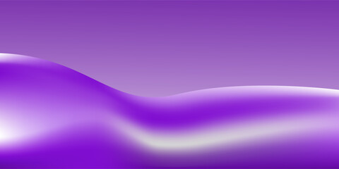 Purple gradient metallic wave modern background for template, poster, flyer design, wallpaper. Vector illustration