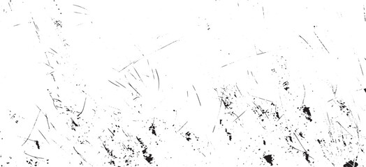Rough black and white texture vector. Distressed overlay texture. Grunge background. Abstract textured effect. Vector Illustration. Black isolated on white background. EPS10.