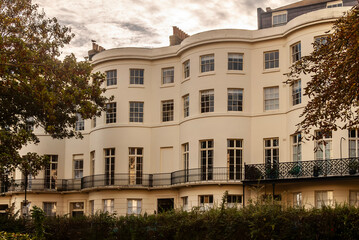 Residential houses, Georgian town houses in Worthing, England