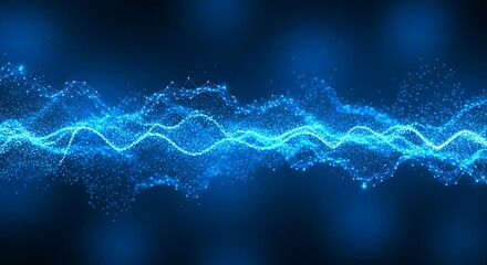 Abstract Blue Energy Flow.