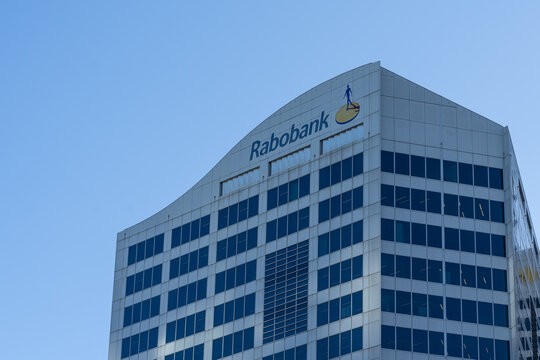 Sydney, New South Wales, Australia - August 13, 2025: Rabobank Australia head office in Sydney, New South Wales, Australia. Rabobank is a Dutch multinational banking and financial services company. 
