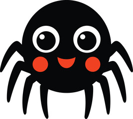 cartoon spider vector illustration