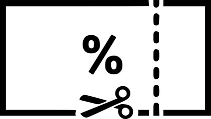 Coupon icon design illustration. icon concept in flat
