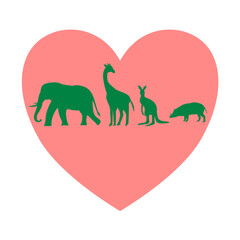World Animal Day Icon