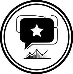 Customer feedback icon design illustration. icon concept in flat

