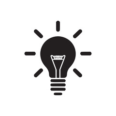 Illustration of a light bulb, symbolizing ideas, innovation, and creativity, perfect for business, education, and technology themes, conveying a message of inspiration and problemsolving