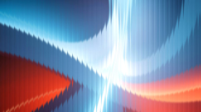 Captivating abstract background of glowing blue and red lines, evoking a sense of dynamic energy and digital innovation