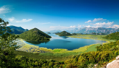 Discovering The Serene Beauty Of Skadar Lake In Montenegro Amidst Lush Landscapes And Mountains