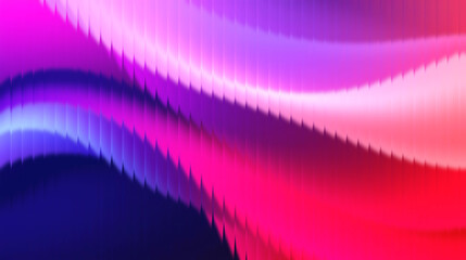 Vibrant abstract waves of neon pink, purple, and blue shimmer with dynamic light, creating a futuristic and energetic backdrop.