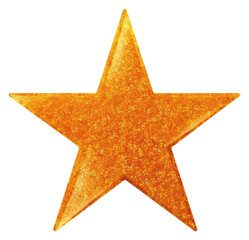 Obraz premium PNG Symbol echinoderm starfish yellow.