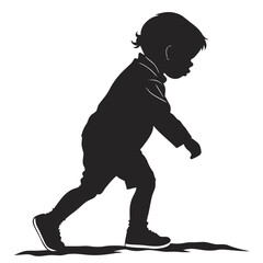 Child Walking Silhouette
