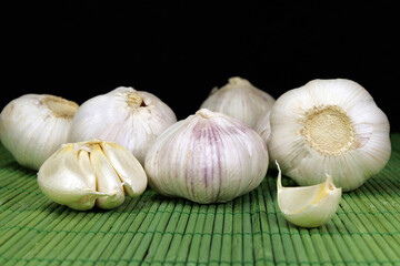 Garlic - very healthy product with many beneficial properties for health