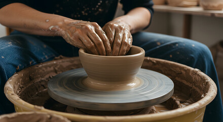 hands of a potter