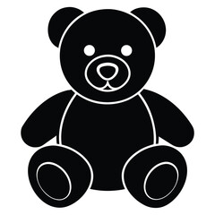 teddy bear vector icon