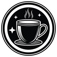 coffee cup  business break  vector icon