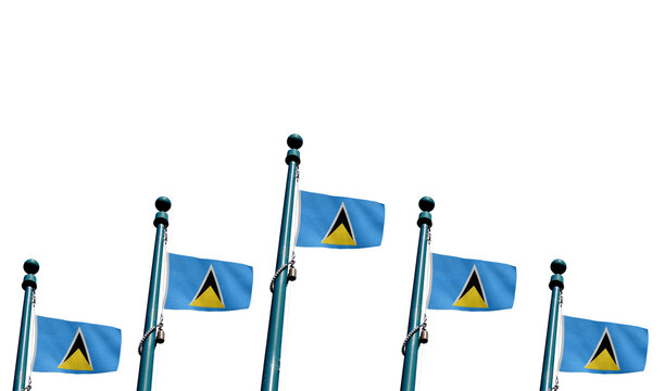A weathered, vintage Saint flag showing wear and texture for artistic or editorial use.