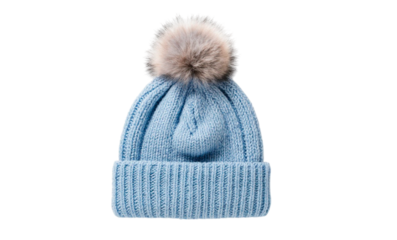 knitted cap and scarf