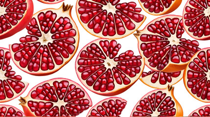 Pomegranate Shells Isolated
