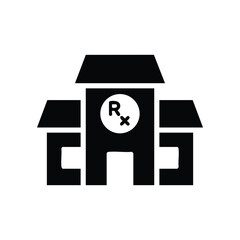 Simplified representing a pharmaceutical pill bottle with a label and a cap, used for medical or healthcare applications