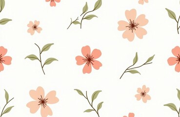 seamless floral pattern
Seamless botanical pattern with watercolor flowers, leaves and plants on a white background. Decorative design for textiles, wallpapers, wrapping paper, packaging and backgroun