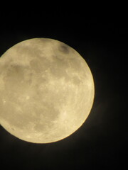 full moon in the night sky