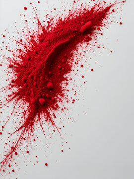 Food additive, E129. Allura Red AC dye powder dissolved in water. Red azo dye. Pigment used as colorant for processed foods, medications, dietary supplements, and cosmetics. Controversial additive