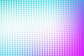 Modern geometric pattern with a gradient of turquoise, white, and pink, creating a visually striking design for backgrounds and digital artwork
