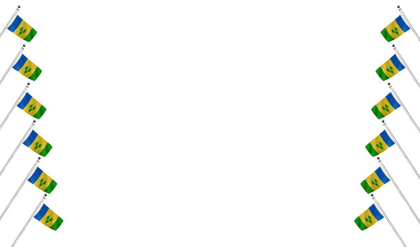 High-resolution poster-style image of the St flag suitable for print and large-format use.