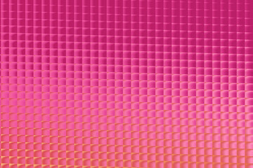 A mesmerizing gradient of pink and orange hues, creating a captivating and visually appealing background with a geometric pattern of small, raised squares