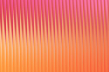 A vibrant gradient of vertical lines transitions from pink to orange, creating a visually striking and dynamic background with a sense of depth and movement