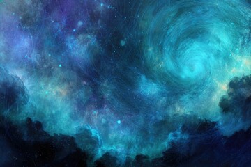 Stunning Deep Space Galaxy Background