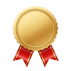 Golden Award Ribbon Achievement.