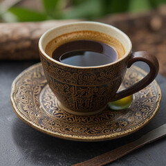 A cup of Javanese coffee