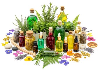 Natural Herbal Remedies and Essential Oils.