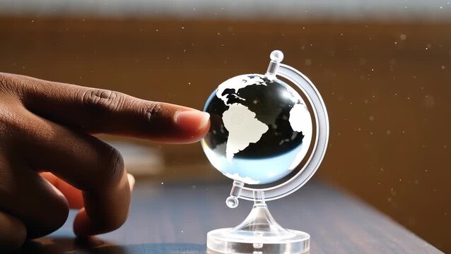 Exploring the World Through a Clear Globe Model