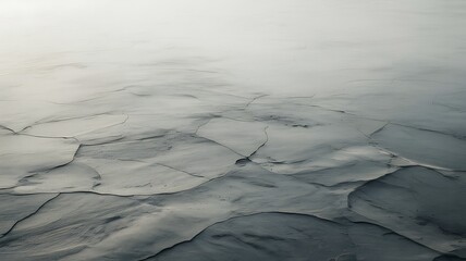 Cracked Ice Surface With Subtle Light Gradient From Top Left texture winter